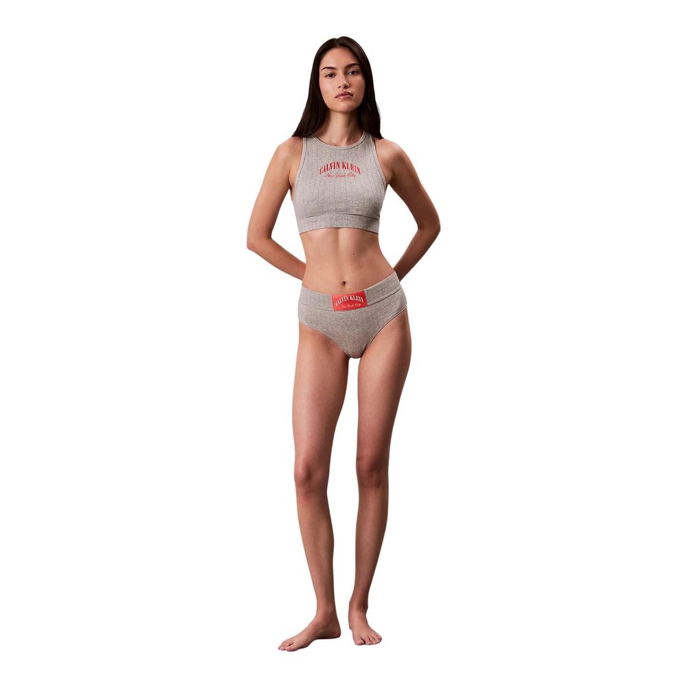Calvin Klein Underwear Gray Cotton Bra