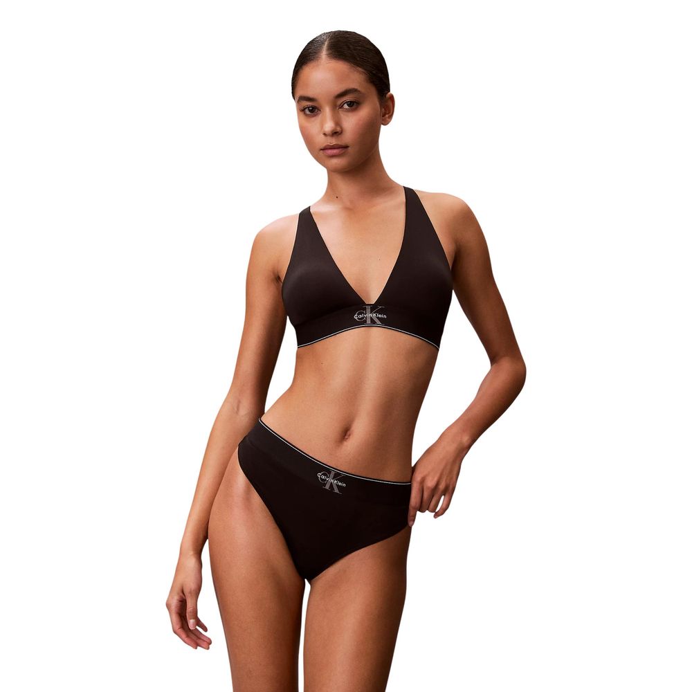 Calvin Klein Underwear Black Recycled Polyester Pantie