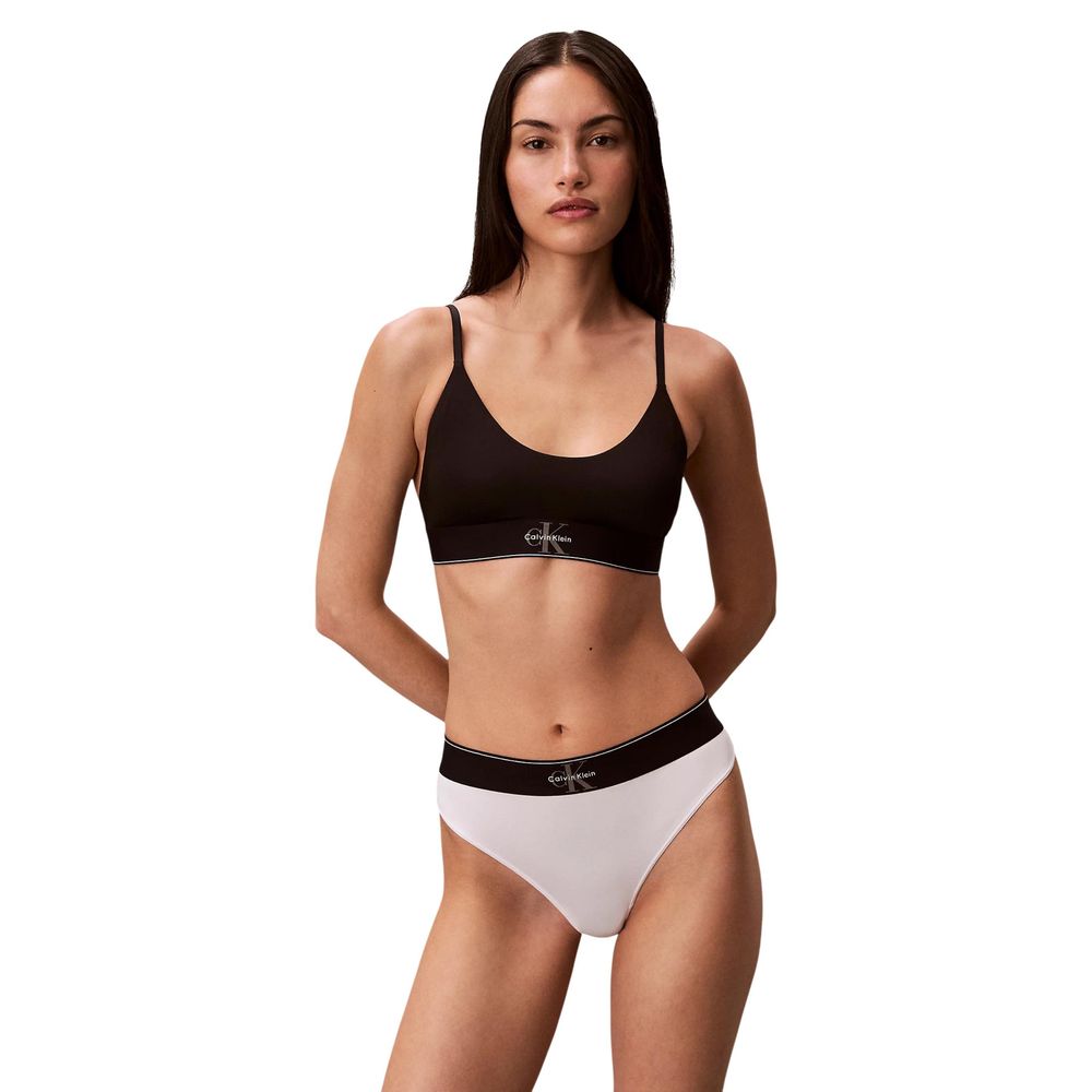Calvin Klein Underwear White Recycled Polyester Pantie