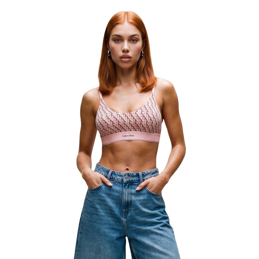Calvin Klein Underwear Orange Polyester Bra