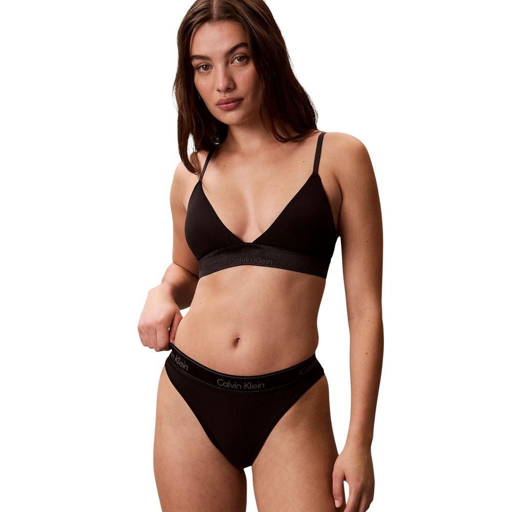 Calvin Klein Underwear Black Cotton Bra