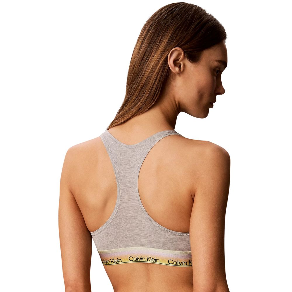 Calvin Klein Underwear Gray Cotton Bra