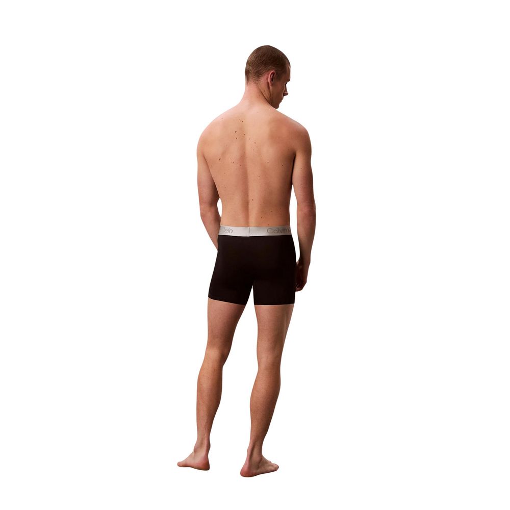 Calvin Klein Underwear Black And White Recycled Polyester Boxers