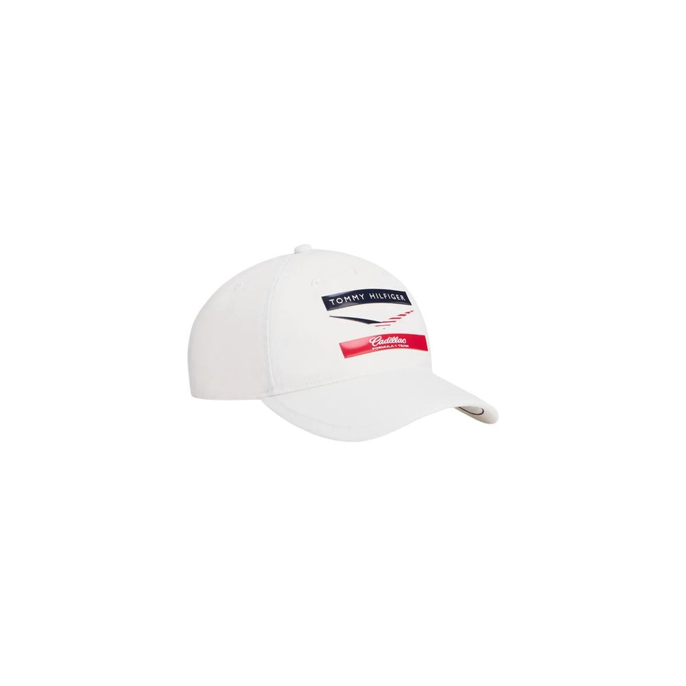 Tommy Hilfiger White Recycled Polyester Cap (Baseball Hat)