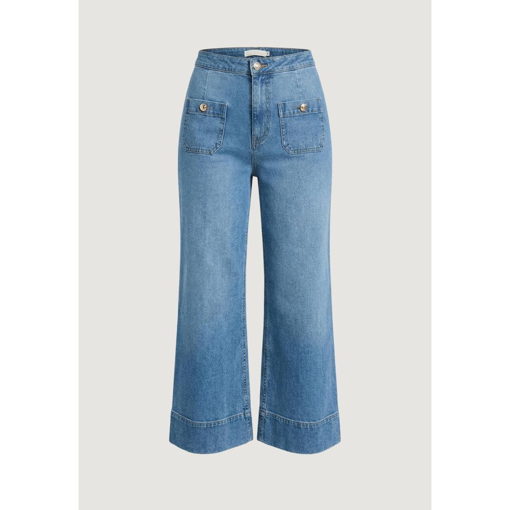 Morgan De Toi Light Blue Cotton Bootcut Jeans