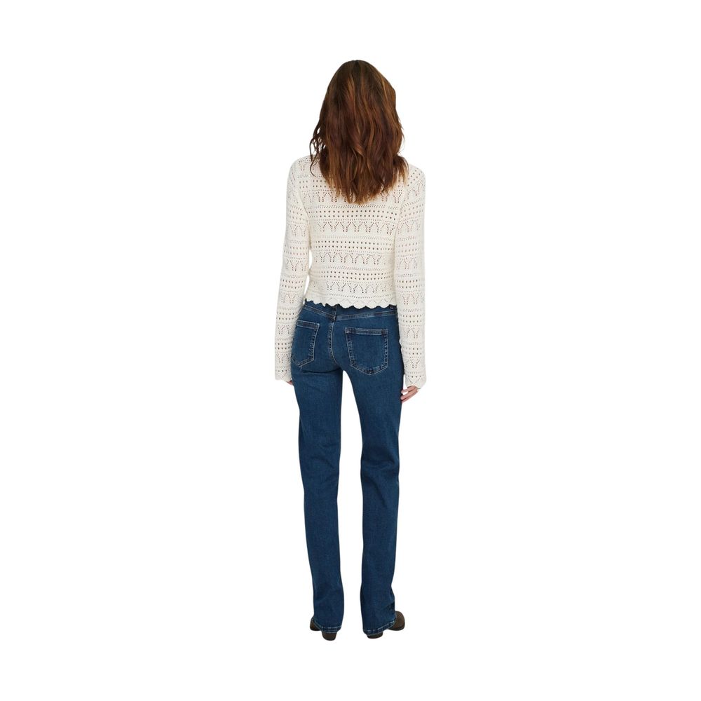 Only Blue Cotton Bootcut Jeans