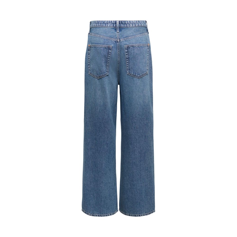 Only Blue Cotton Relaxed Fit Jeans