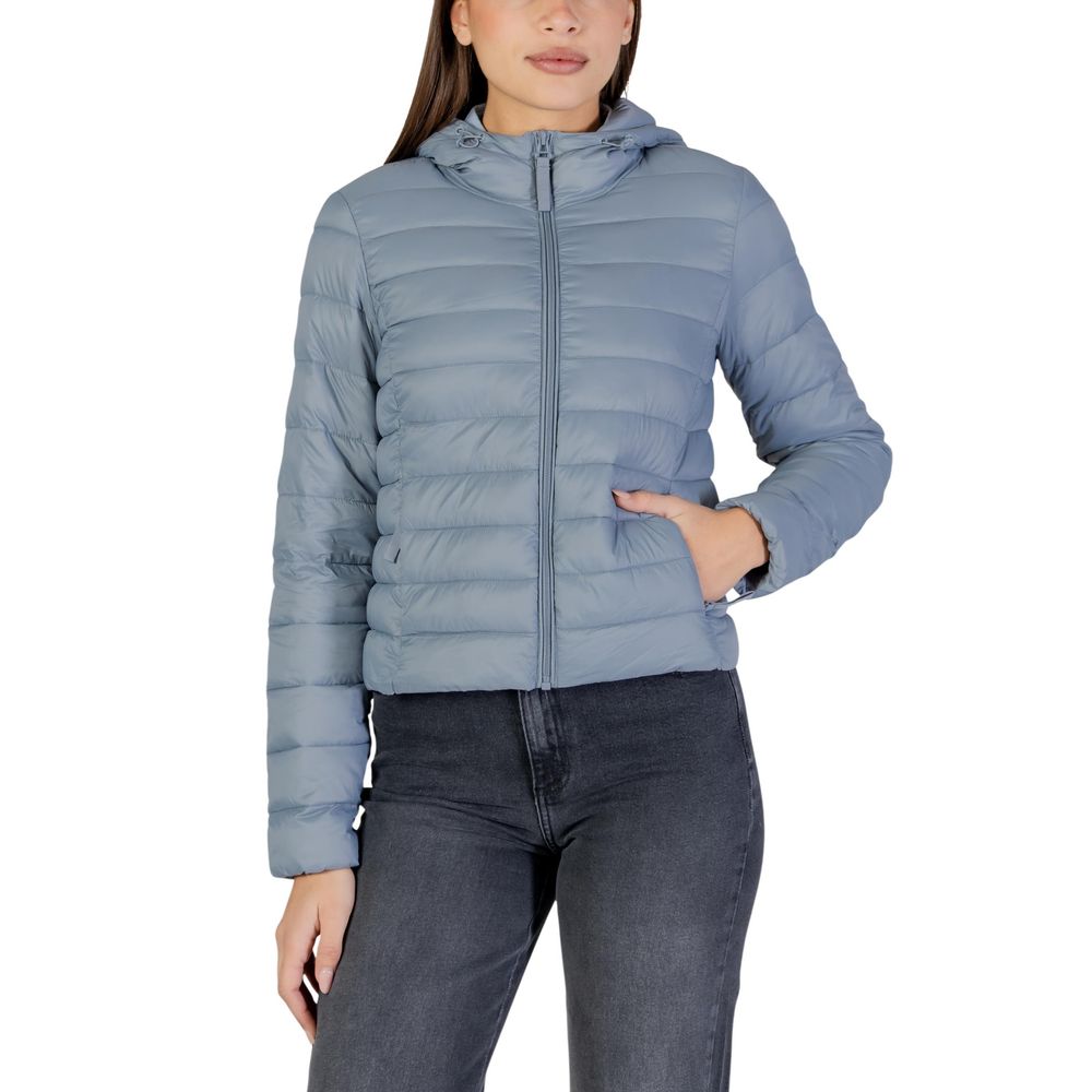 Only Blue Nylon Shell Jacket
