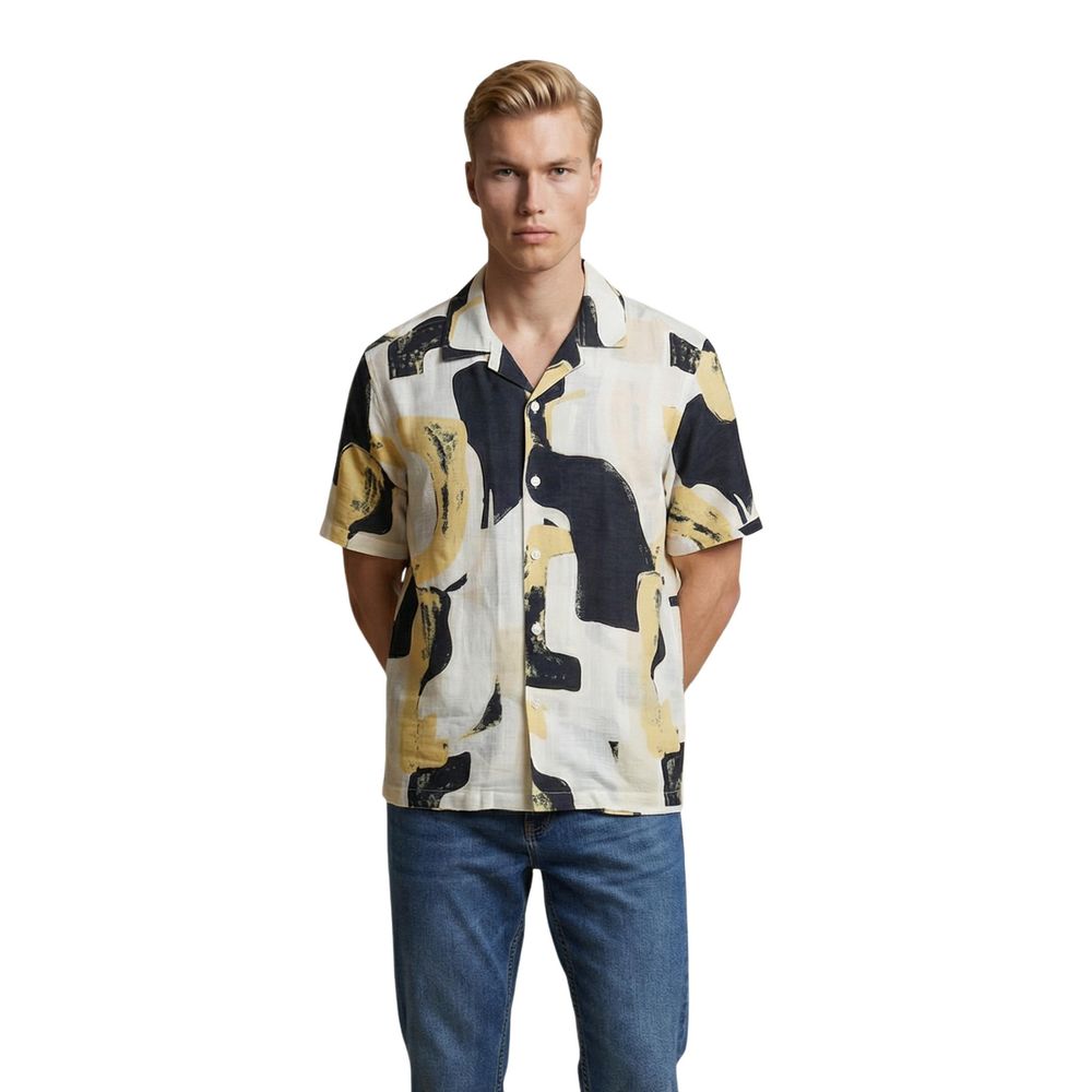 Only & Sons Multicolor Viscose Shortsleeve Shirt