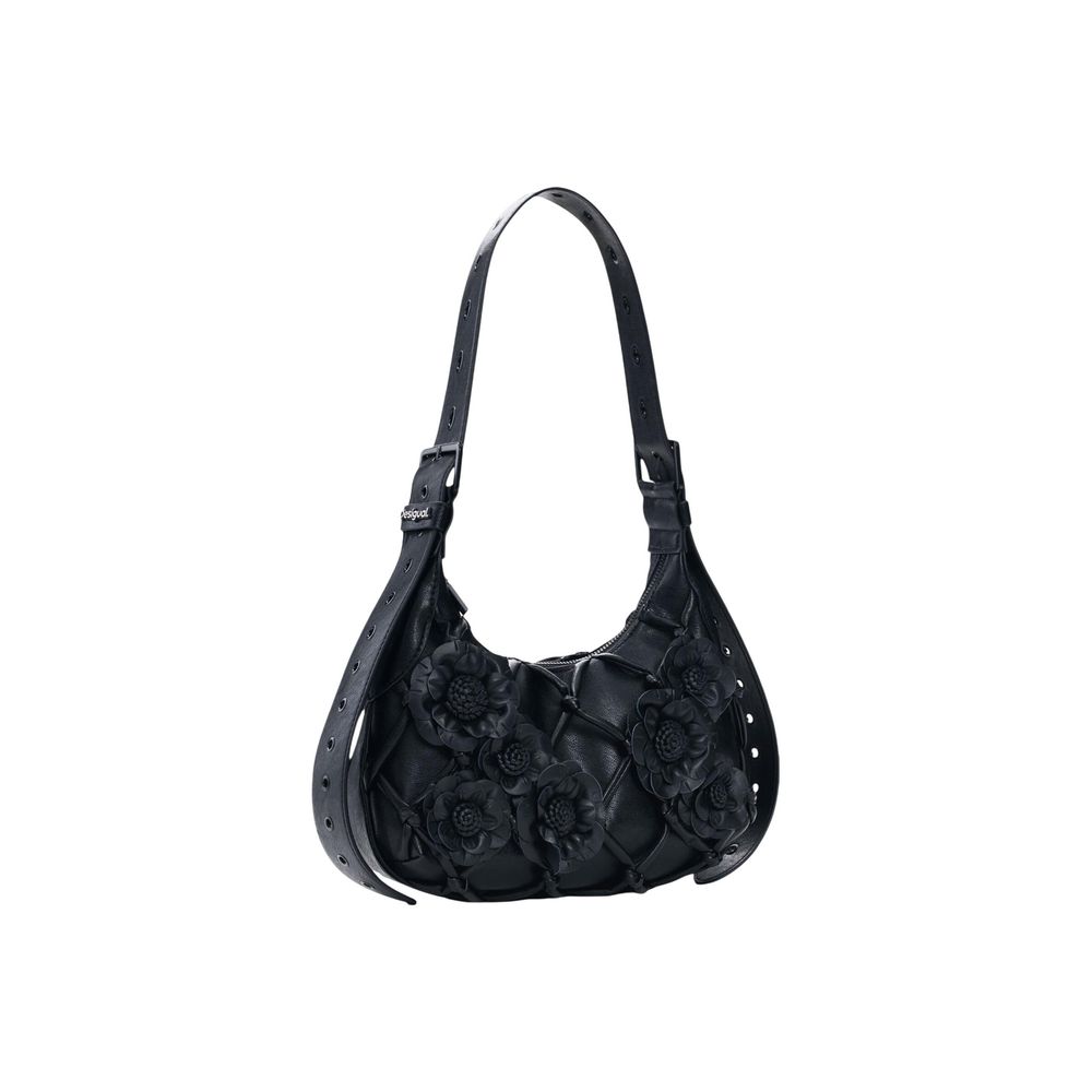 Desigual Black Cotton Handbag