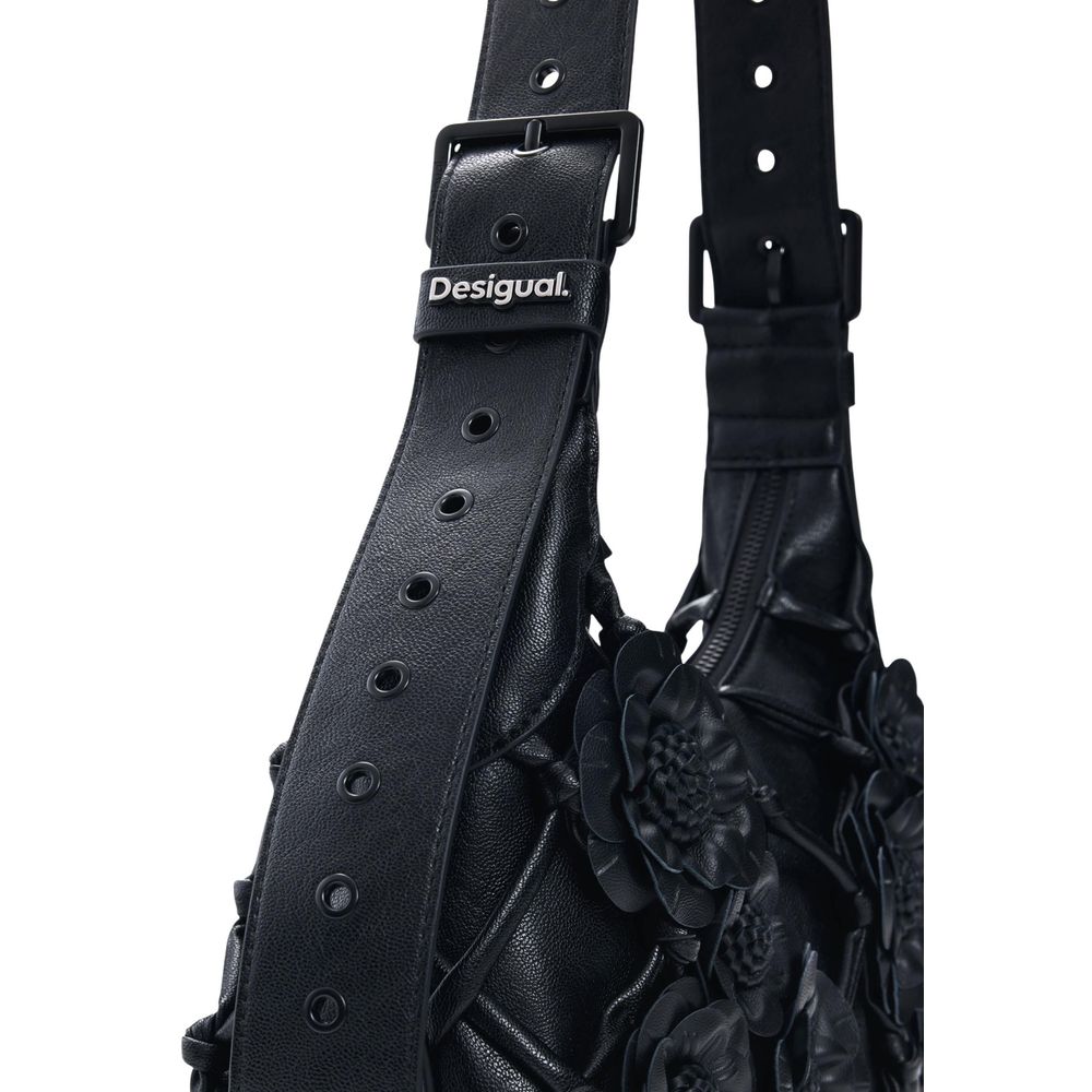 Desigual Black Cotton Handbag