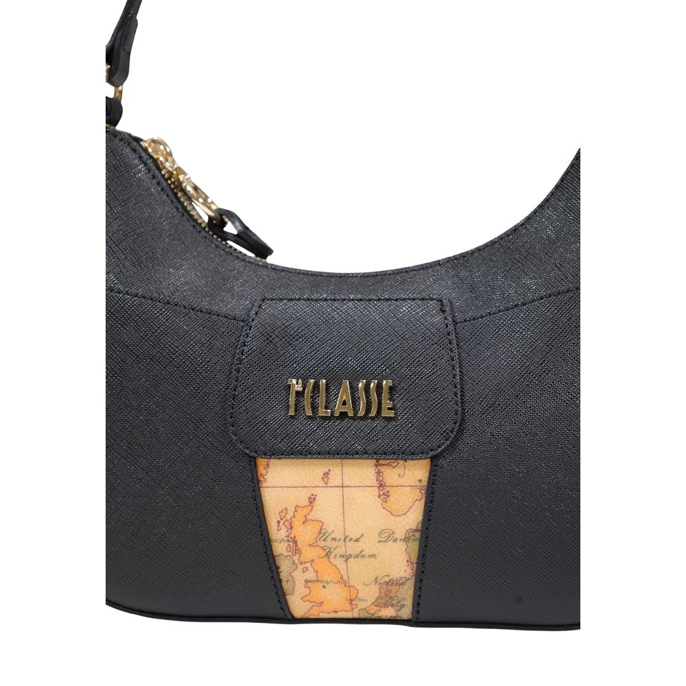 Alviero Martini Prima Classe Black Pvc Handbag