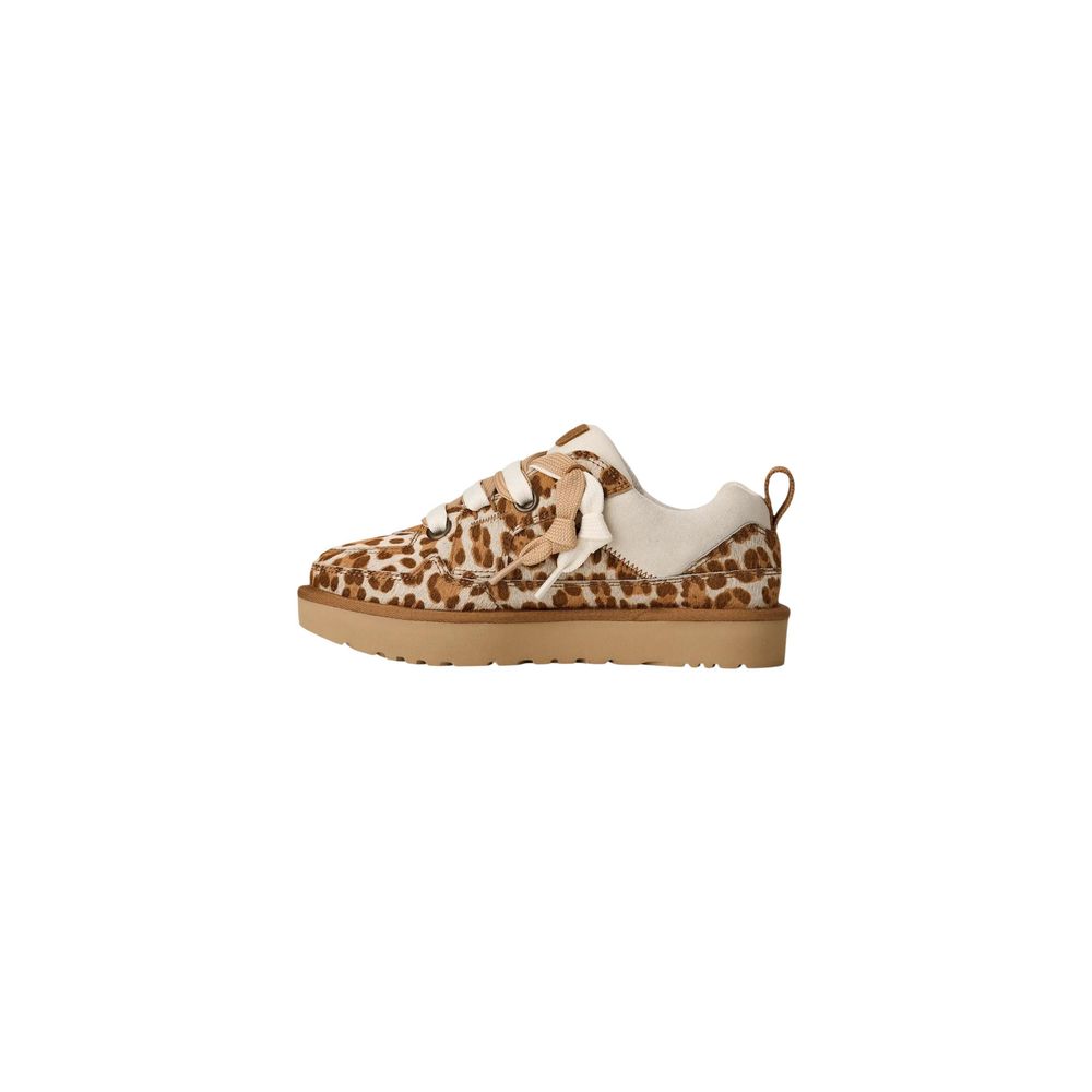 UGG Beige Suede Leather Platform Pumps