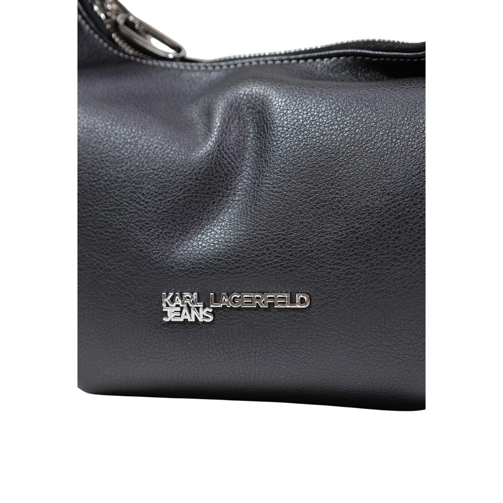 Karl Lagerfeld Black Polyethylene Handbag