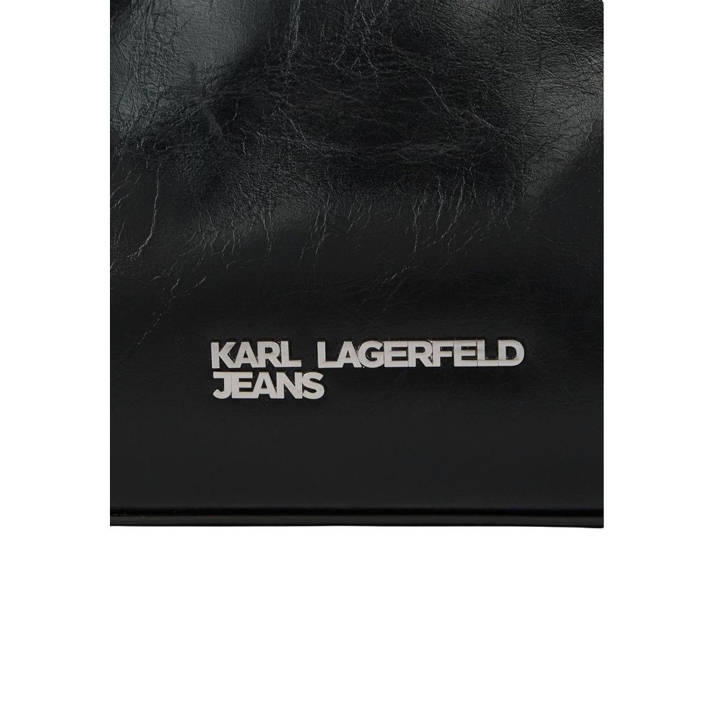 Karl Lagerfeld Black Polyethylene Handbag