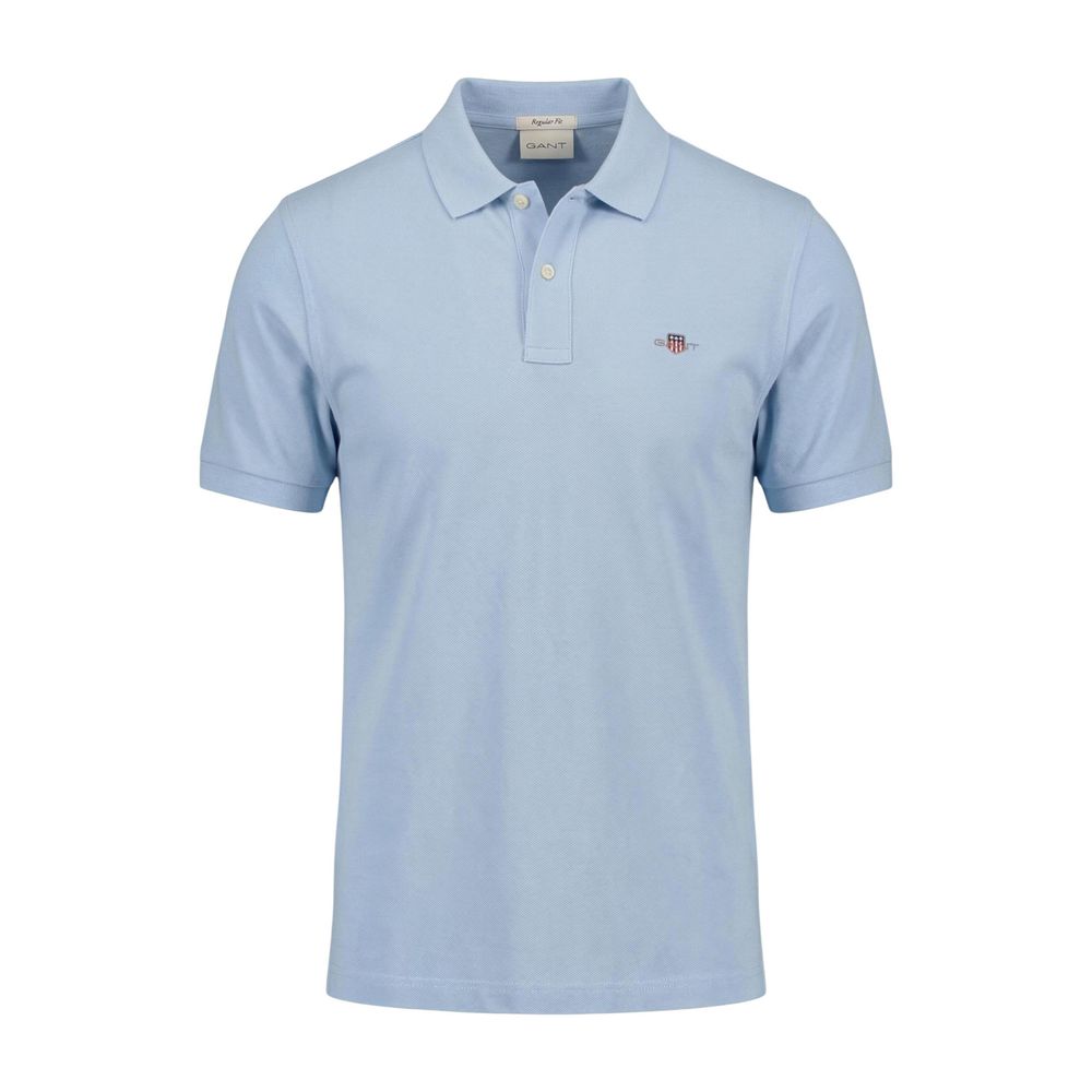 Gant Blue Cotton Polo Shirt