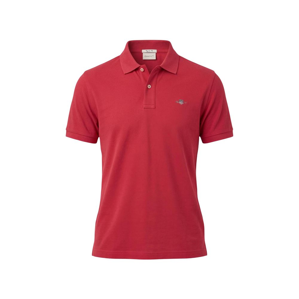 Gant Red Cotton Polo Shirt