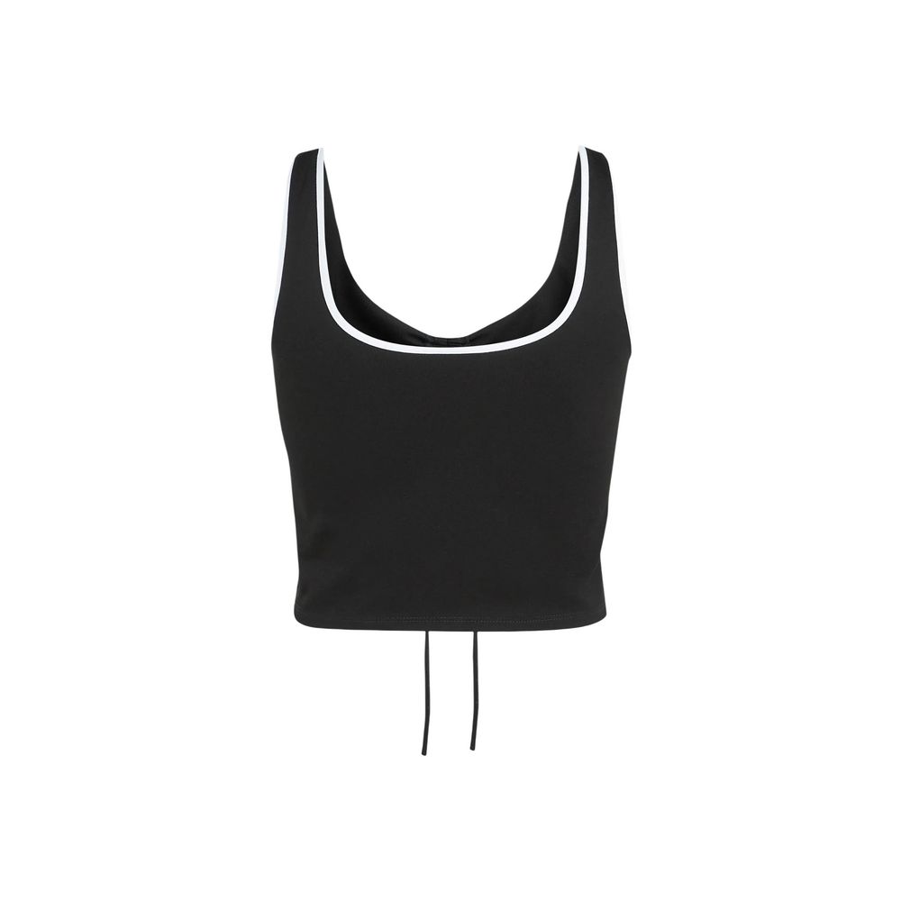 Karl Lagerfeld Black Viscose Top