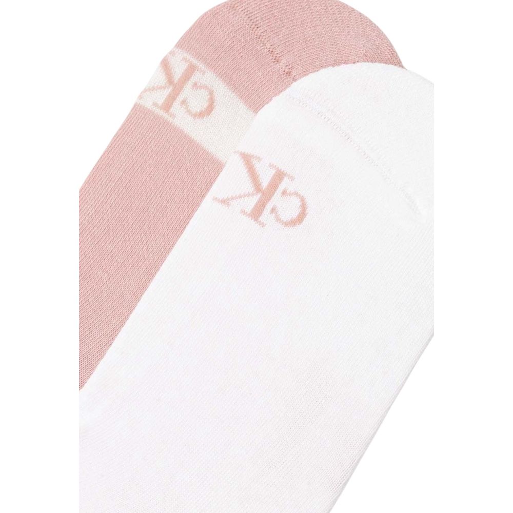 Calvin Klein Jeans White Cotton Socks