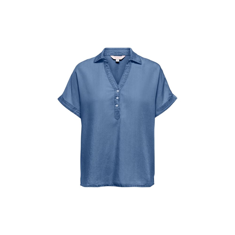 Only Blue Lyocell Shortsleeve Shirt