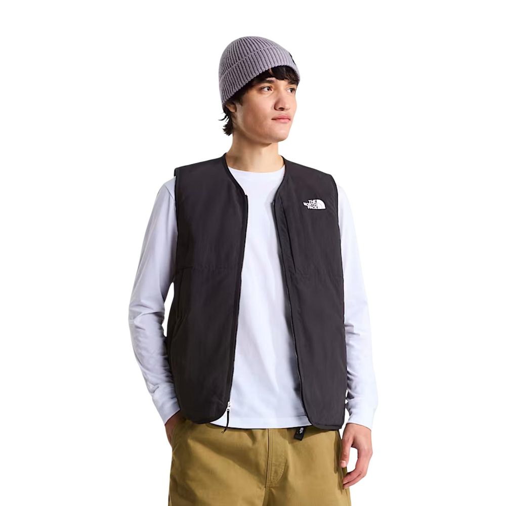 The North Face Black Nylon Sleeveless Jacket