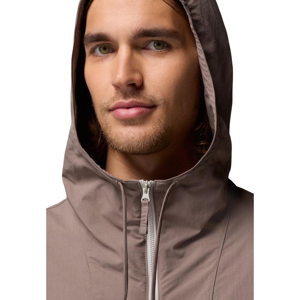 Columbia Gray Nylon Shell Jacket