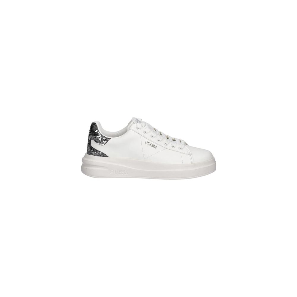 Guess Silver Leather Sneakers