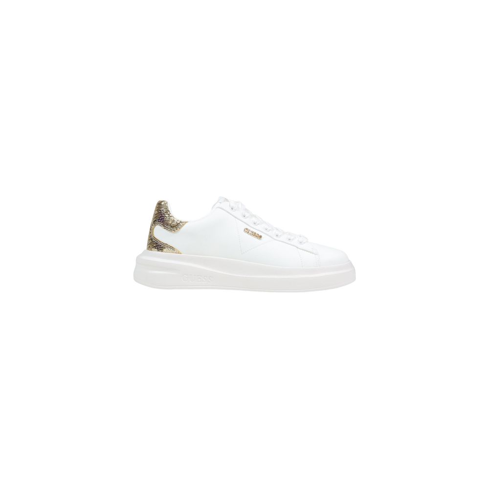 Guess White Leather Low Top Sneakers