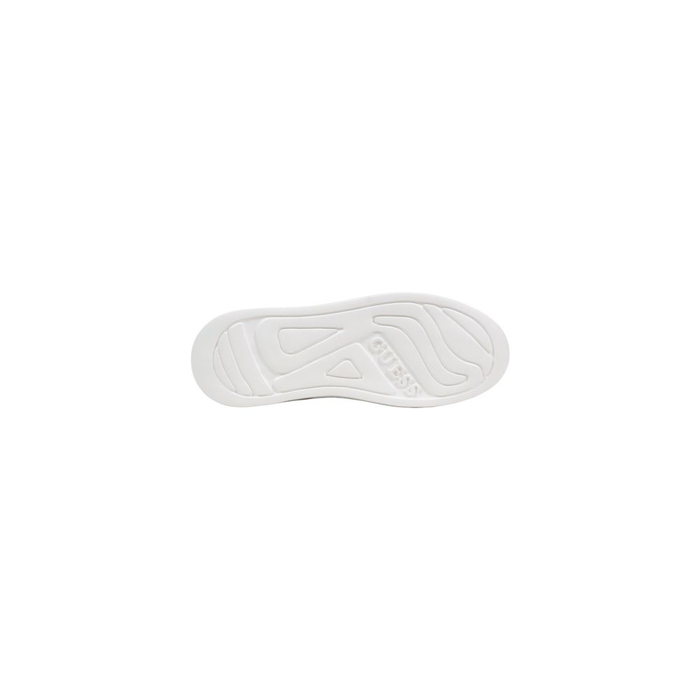 Guess White Leather Low Top Sneakers