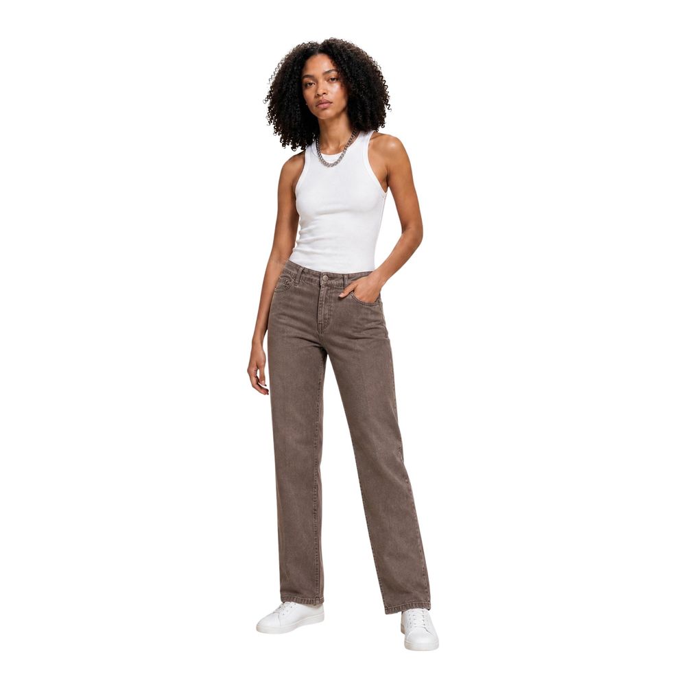 Guess Beige Lyocell Flared Pants