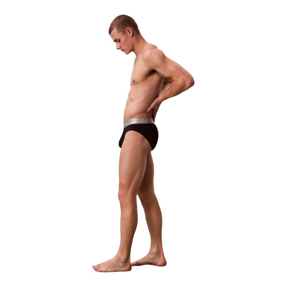 Calvin Klein Underwear Black And White Recycled Polyester Briefs