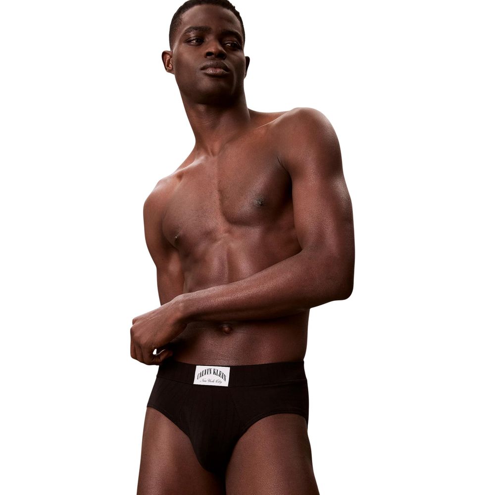 Calvin Klein Underwear Black Cotton Briefs
