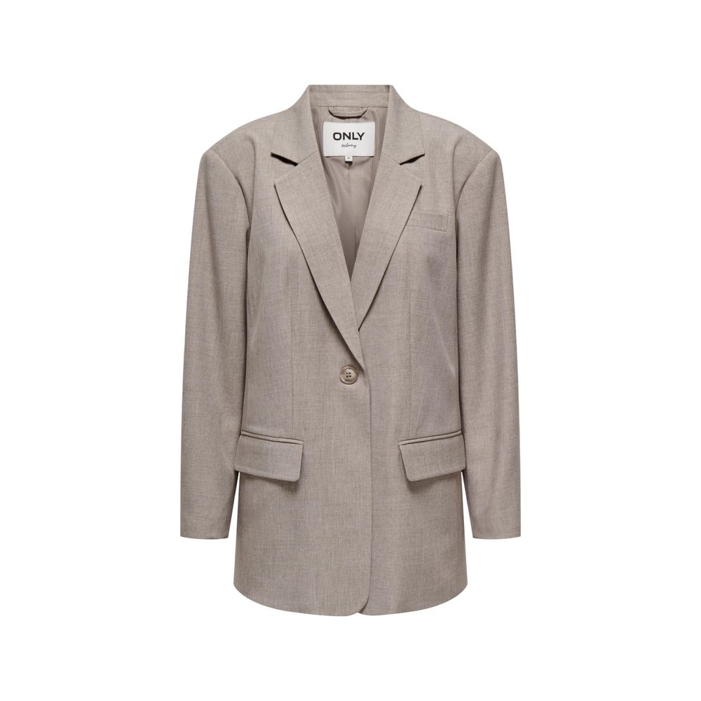 Only Beige Polyester Blazer