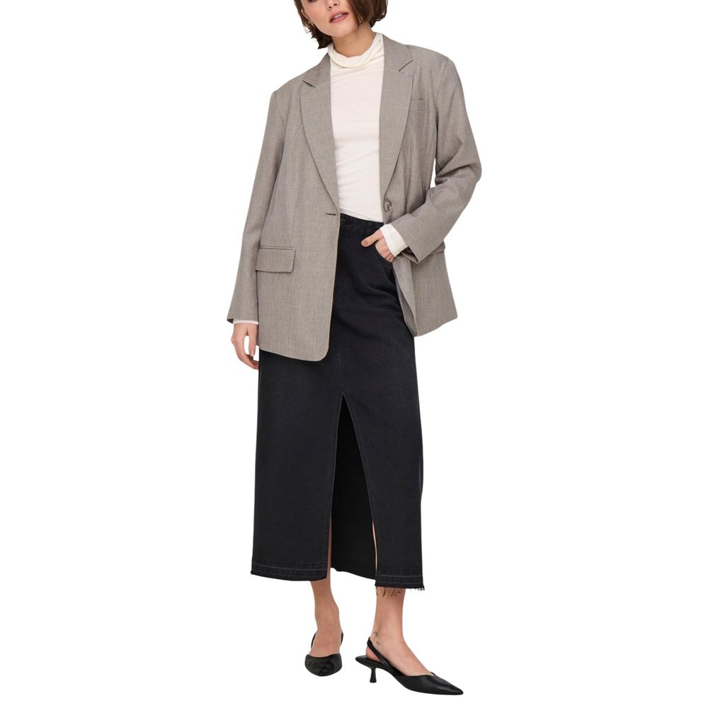 Only Beige Polyester Blazer
