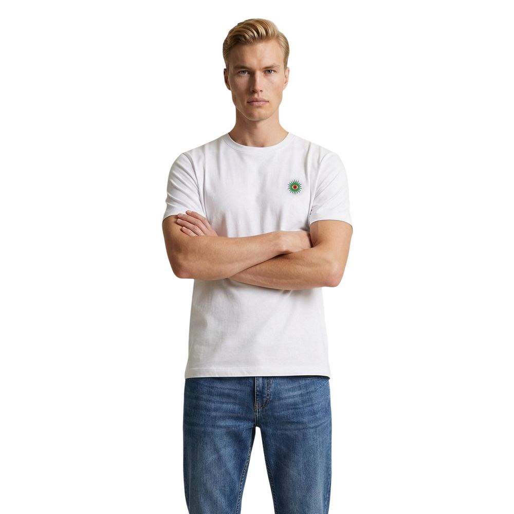 Only & Sons White Organic Cotton T-Shirt
