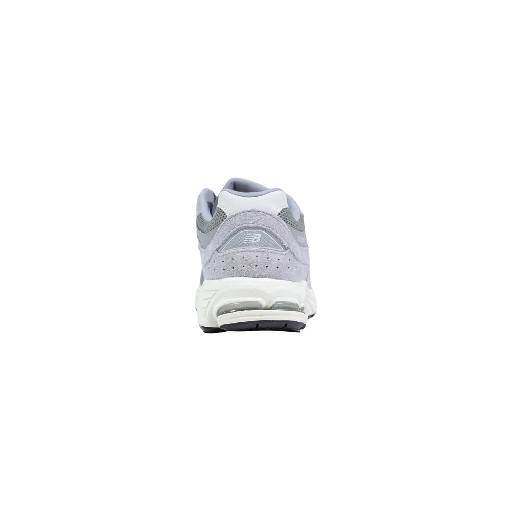 New Balance Gray Leather Athletic Sneakers