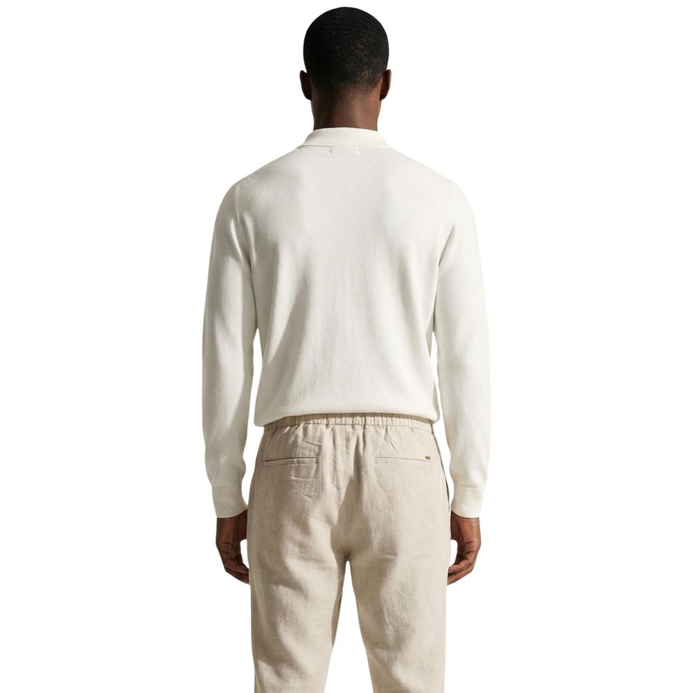 Gianni Lupo White Viscose Sweatshirt