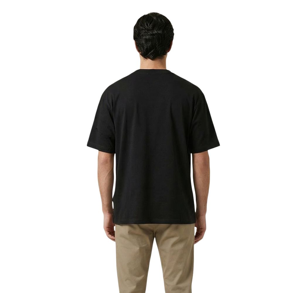 Gianni Lupo Black Cotton T-Shirt
