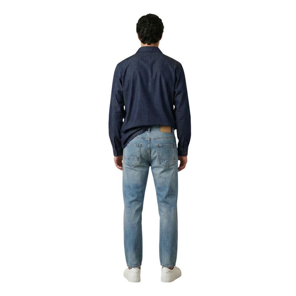 Gianni Lupo Blue Lyocell Jacket