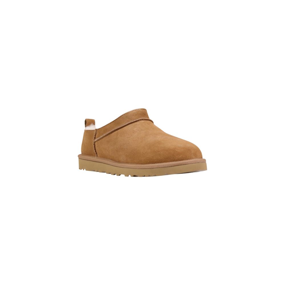 UGG Beige Suede Leather Moccassin
