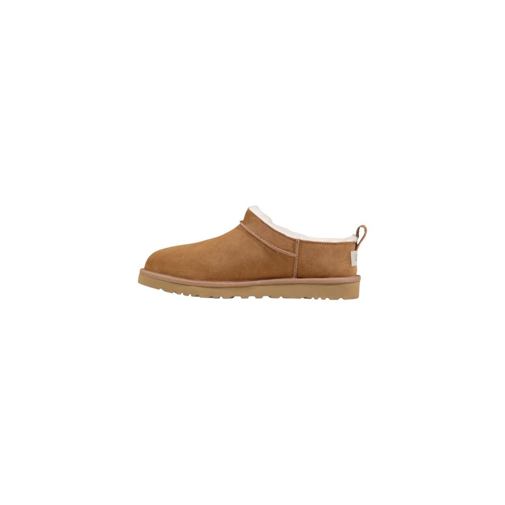 UGG Beige Suede Leather Moccassin