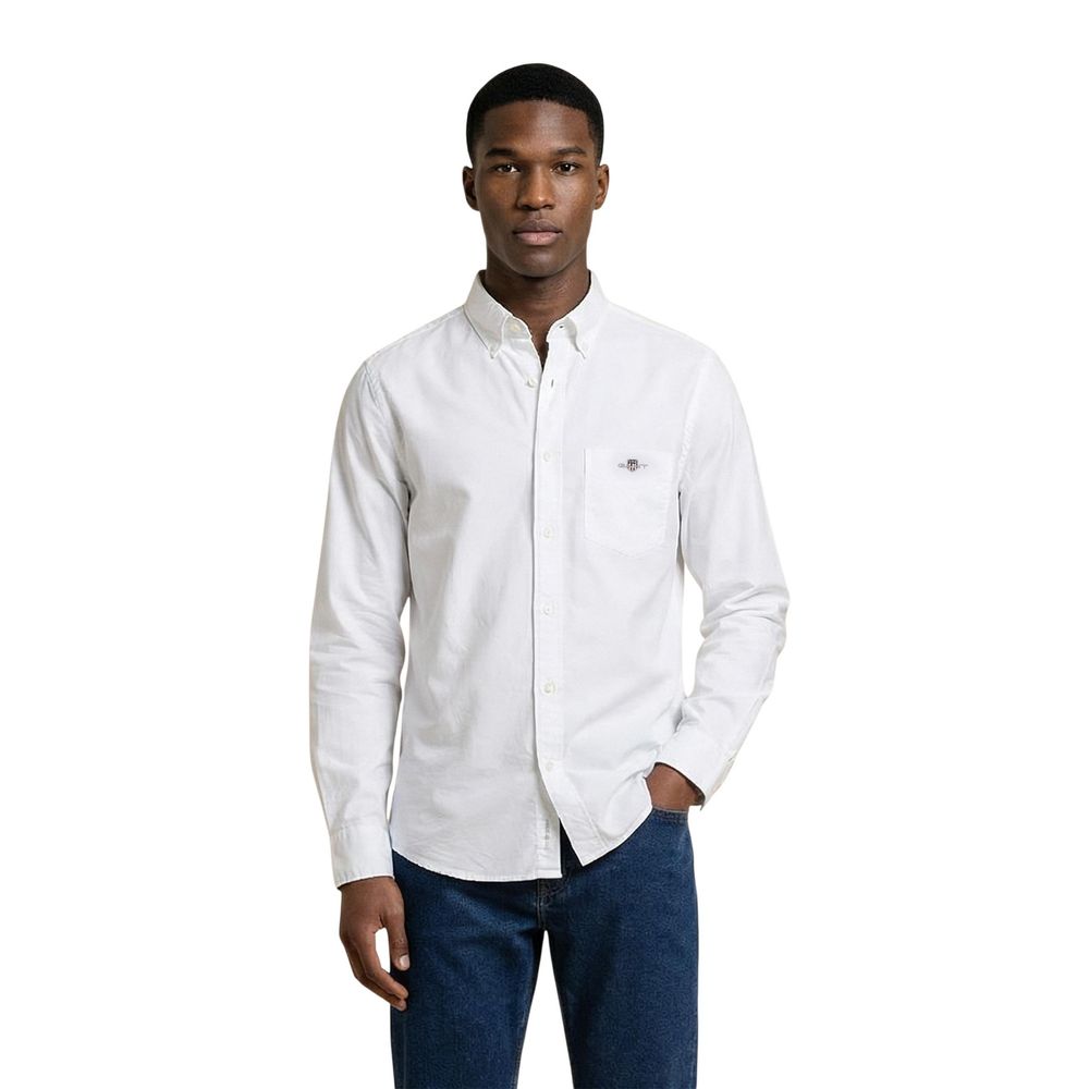 Gant White Cotton Dress Shirt