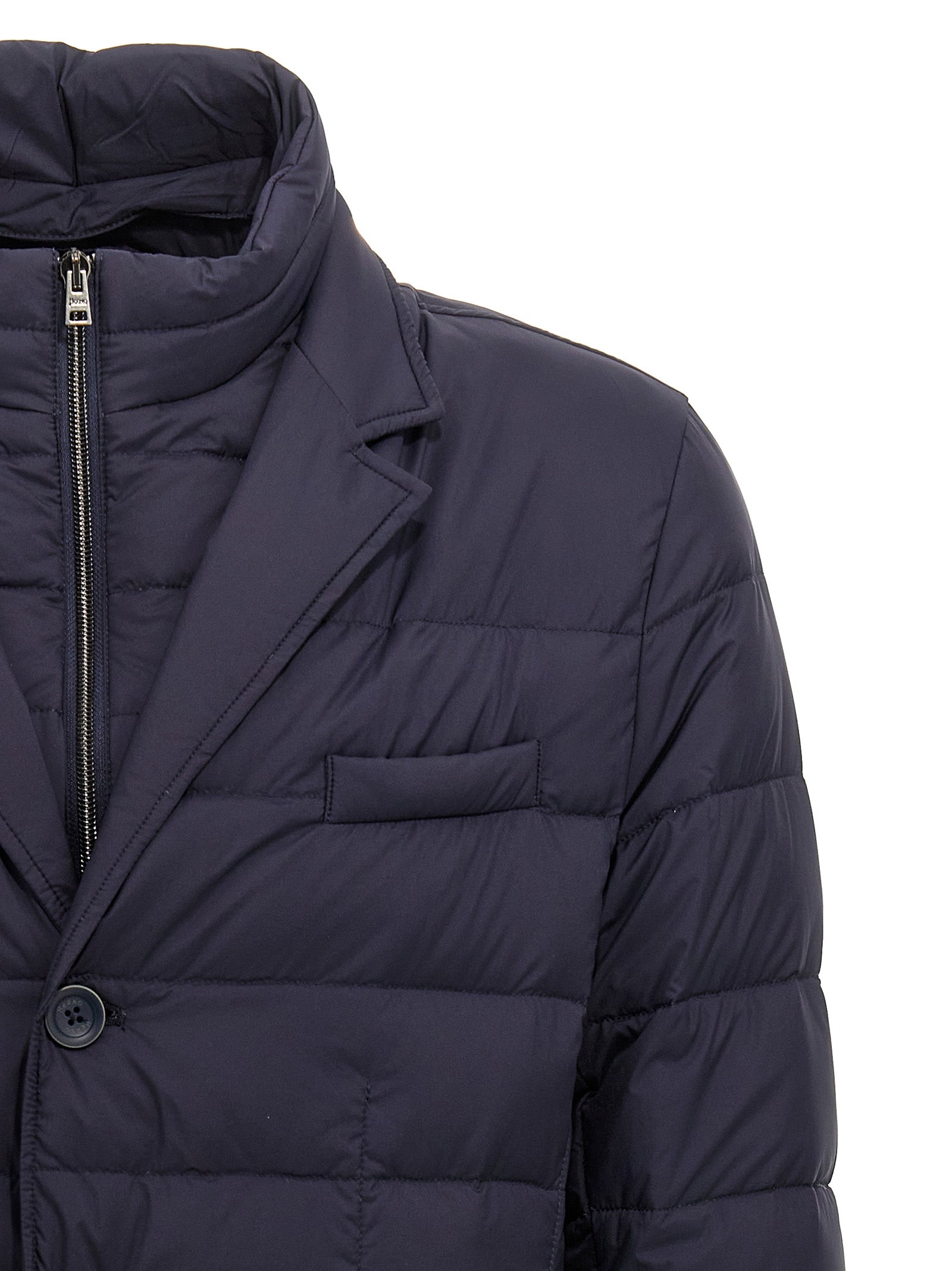 Herno Blue Polyamide Jacket