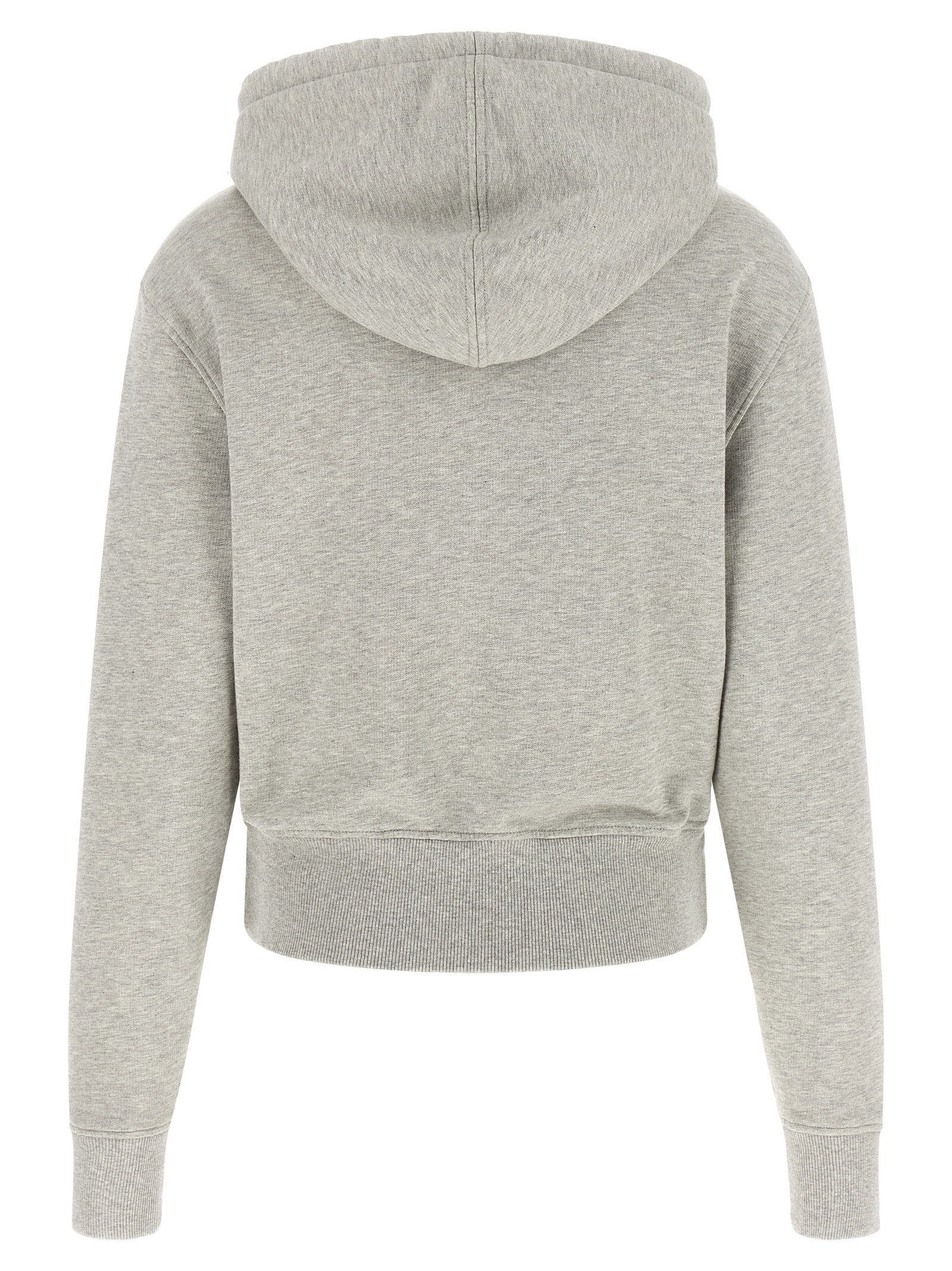 Ami Paris Gray Cotton Sweatshirt