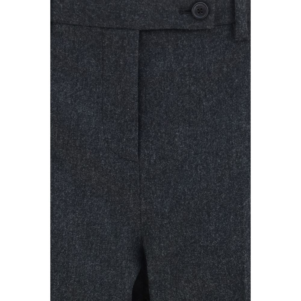 Khaite Gray Wool Oves Aries Dress Pants