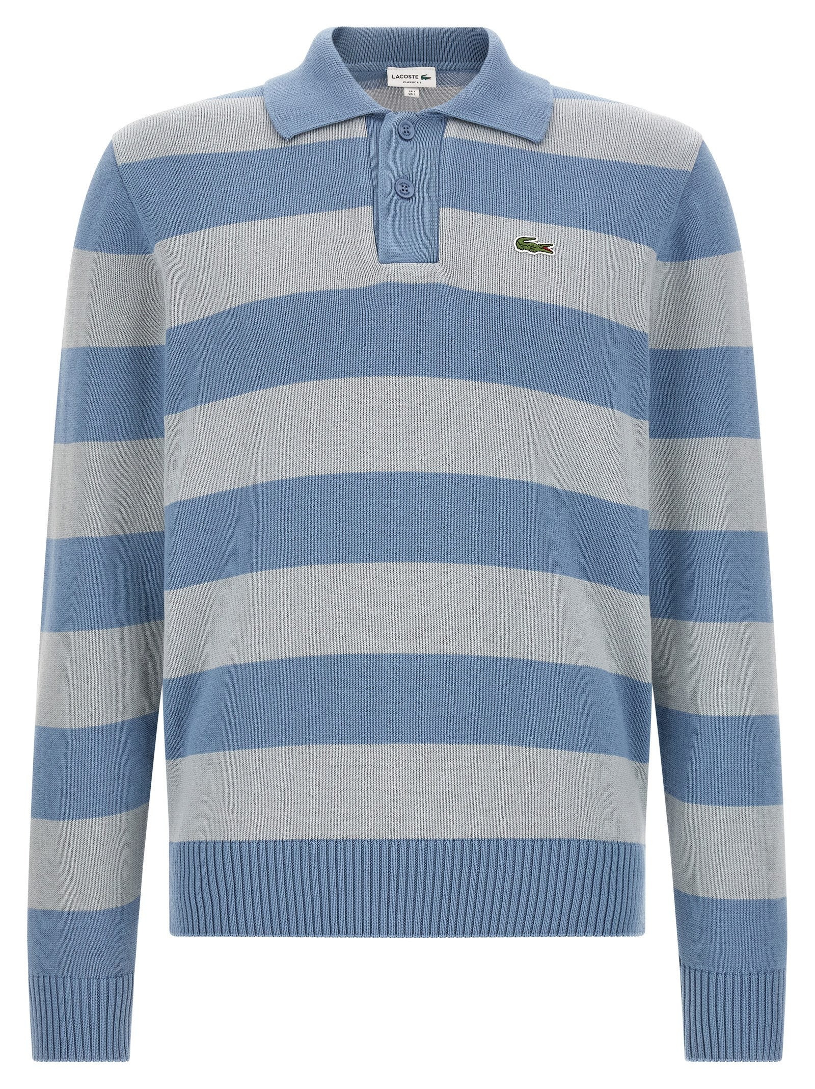 Lacoste Blue Cotton Polo Shirt