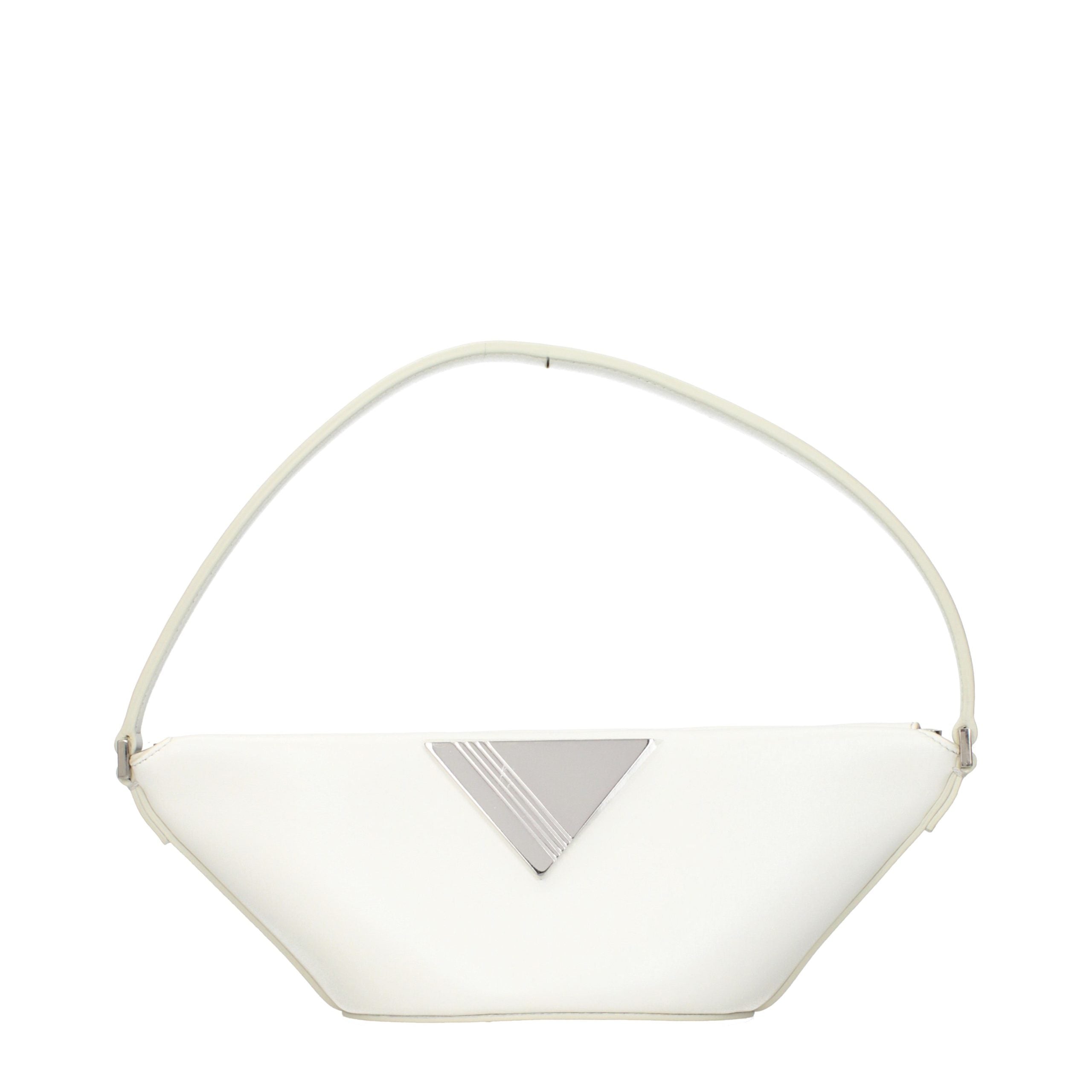 The Attico White Leather Handbag