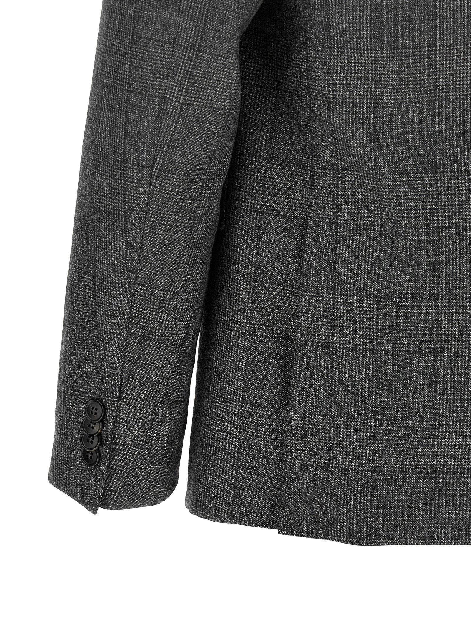 ZEGNA Gray Wool Two-Piece Suit