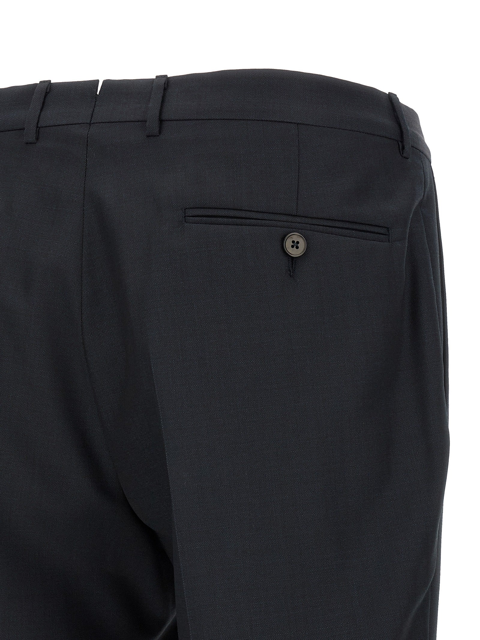ZEGNA Blue Wool Two-Piece Suit