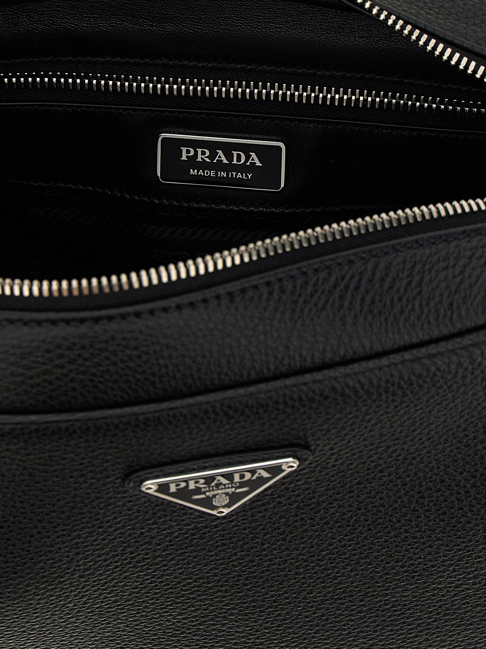 Prada Black Calfskin Crossbody Bag